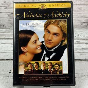 Nicholas Nickleby [DVD, 2003] Special Edition Anne Hathaway Charlie‎ Hunnam